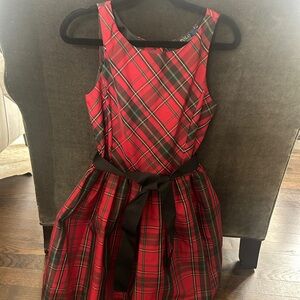 Girls Polo Ralph Lauren Red Plaid Dress